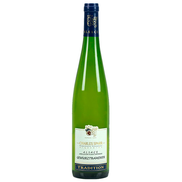 Вино Белое Полусухое Charles Sparr Gewurztraminer Tradition Alsace 2017 0,75 л фото