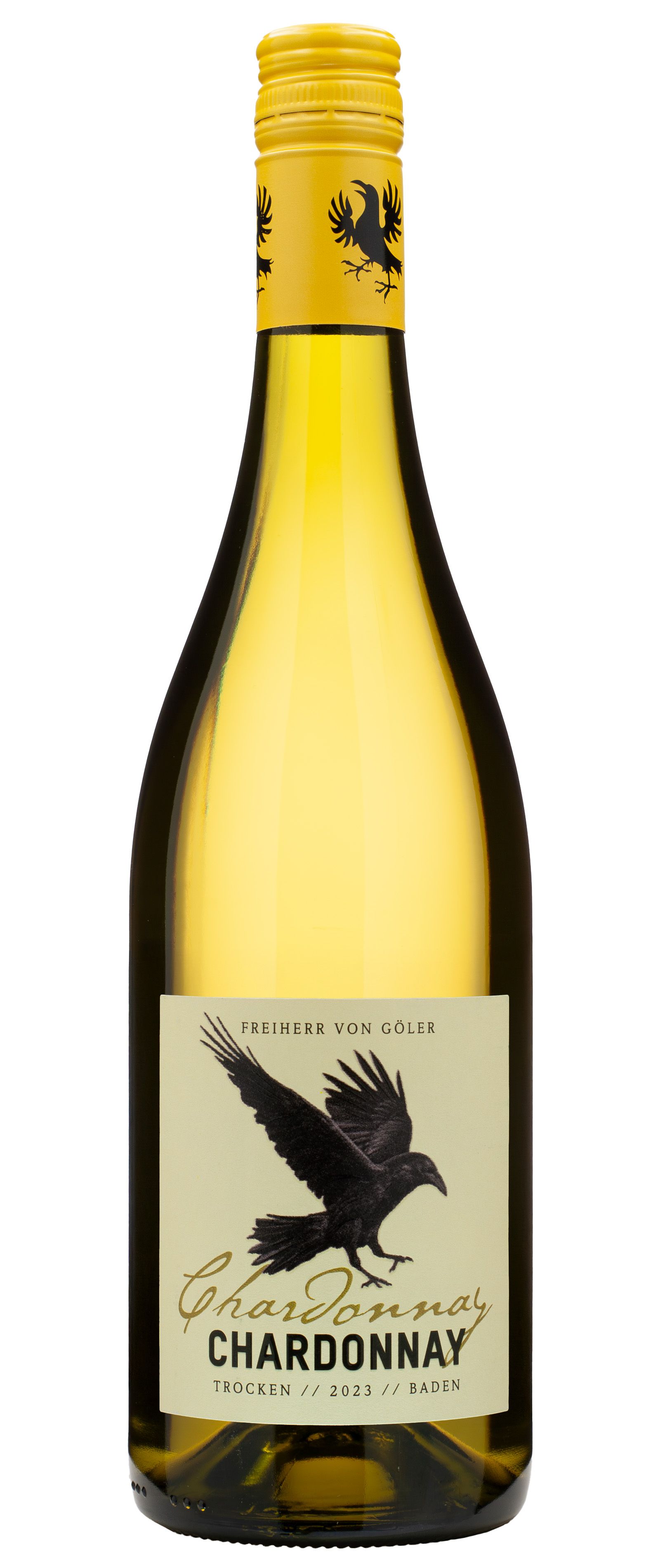 Вино Белое Сухое Freiherr von Göler Chardonnay 2023 0,75 л фото