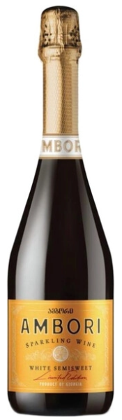 Вино игристое Белое Полусладкое Badagoni Ambori 0,75 л фото