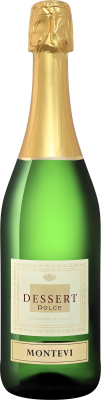 Вино игристое Каза Виникола Морандо Монтеви Десерт Дольче белое полусладкое 9,5% 0,75 л фото