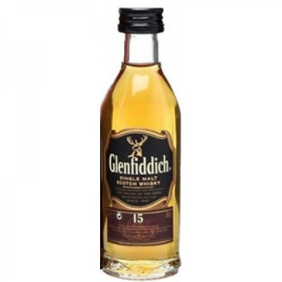 Виски Glenfiddich 15 Years Old Single Malt Speyside 0,05 л фото
