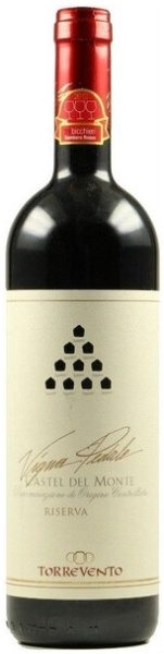 Вино Красное Сухое Torrevento Vigna Pedale Castel del Monte Riserva 2016 0,75 л фото