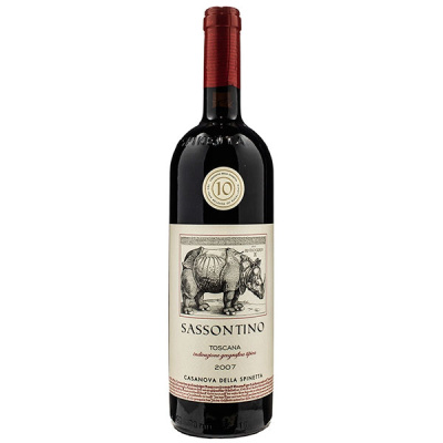Вино Красное Сухое Casanova della Spinetta Sassontino Toscana 2007 0,75 л фото