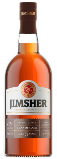Виски Jimsher Brandy Cask Aged 5 years 0,7 л фото