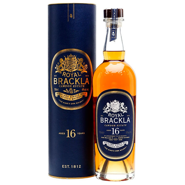 Виски Royal Brackla 16 Years Old Single Malt Highland in tube 0,7 л фото