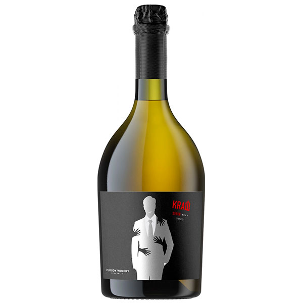 Вино игристое Белое Экстра Брют Cloudy Winery Krash Blanc de Blancs Super Brut 2022 0,75 л фото