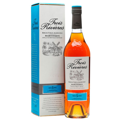Ром Trois Rivieres 5 Years Old in gift box 0,7 л фото