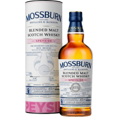 Виски Mossburn Blended Malt Speyside in tube 0,70 л фото