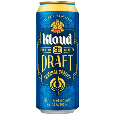 Пиво Kloud Draft in can 0,50 л фото