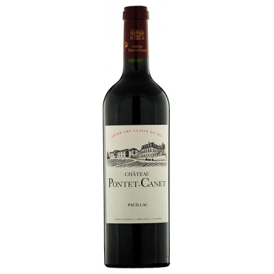 Вино Красное Сухое Chateau Pontet-Canet 5-me Grand Cru Classe Pauillac 2017 0,75 л фото