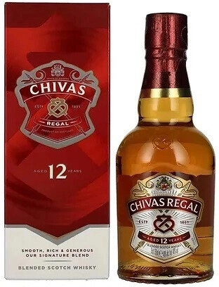 Виски Chivas Regal 12 YO in gift box 0,2 л фото