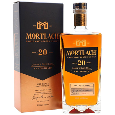 Виски Mortlach 20 Years Old Single Malt Speyside in gift box 0,70 л фото