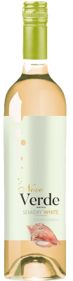 Вино Ново Верде Белое 2022 белое полусухое 9,5% 0,75 л фото