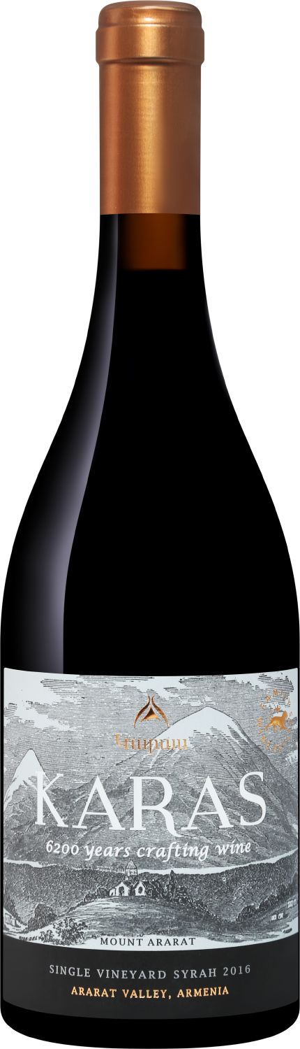 Вино Красное Сухое Tierras de Armenia Karas Single Vineyard Syrah Ararat Valley 2021 0,75 л фото