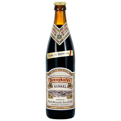 Пиво Zoller-Hof Brenzkofer Dunkel 0,50 л фото