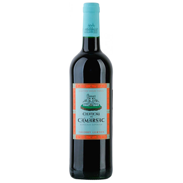 Вино Красное Сухое Chateau de Camarsac Selection Vieilles Vignes Bordeaux Superieur 2017 0,75 л фото
