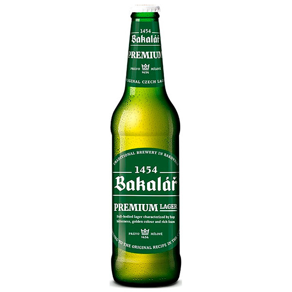 Пиво Светлое Bakalar Premium Lager 0,5 л фото