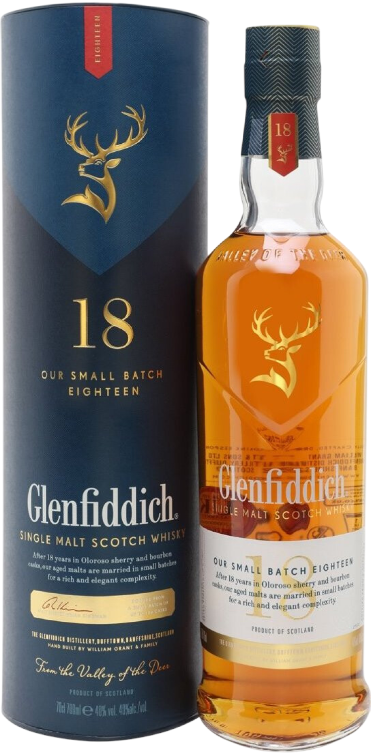 Виски Glenfiddich 18 YO in tube 0,75 л фото