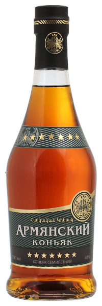 Коньяк Армянский 7 лет (Прошянский Кз) 2014 40% 0,5 л по цене 1 054 ₽ - купить Прошянский Армянский 7 лет в Москве | Винотеки.ру