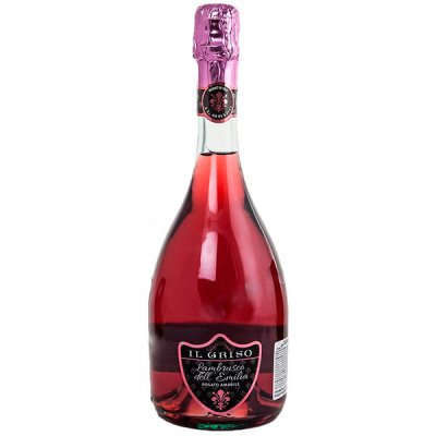 Вино игристое Розовое Полусладкое Il Griso Lambrusco dell'Emilia Rosato 0,75 л фото