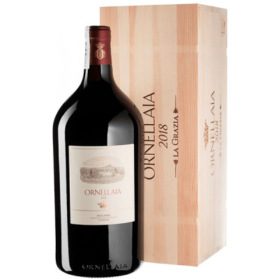 Вино Красное Сухое Ornellaia Bolgheri Superiore in wooden box 2018 3,00 л фото