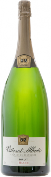 Вино игристое Белое Брют Vitteaut Alberti Cremant de Bourgogne Blanc Brut 1,5 л фото