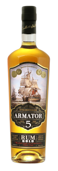 Ром Арматор Золотой 40% 0,7 л фото