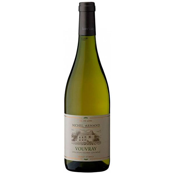 Вино Белое Полусухое Michel Armand Vouvray 2020 0,75 л фото
