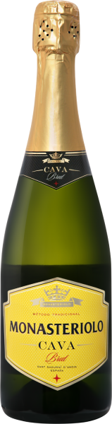 Вино игристое Белое Брют Monasteriolo Cava 0,75 л фото