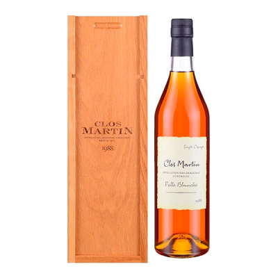 Арманьяк Clos Martin Folle Blanche Bas-Armagnac in wooden box 1988 0,70 л Арманьяк Clos Martin Folle Blanche Bas-Armagnac in wooden box 1988 0,70 л фото