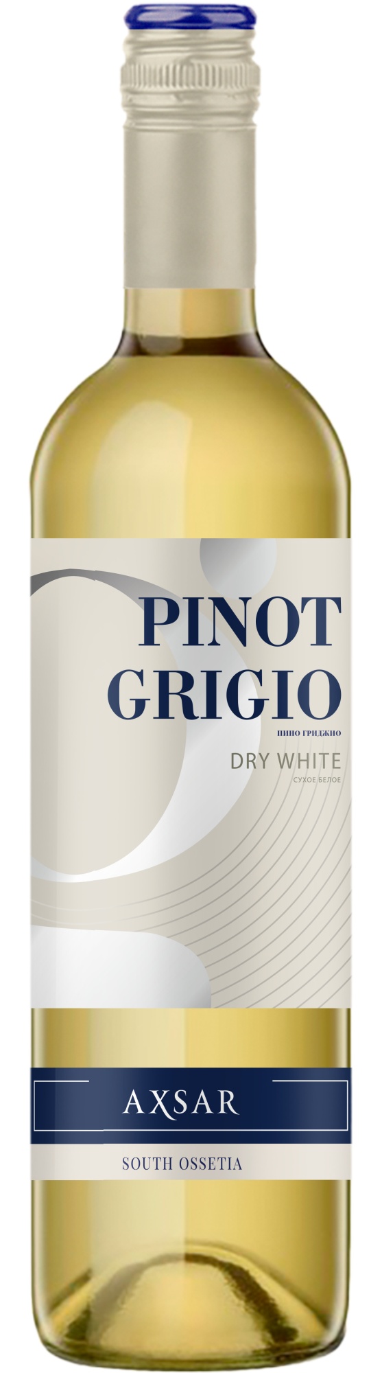 Вино Белое Сухое Axsar Pinot Grigio 2022 0,75 л фото