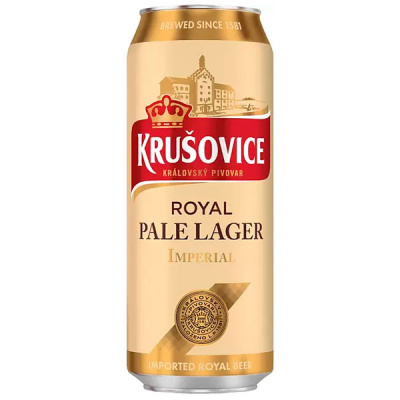 Пиво Светлое Krusovice Royal Pale Lager Imperial in can 0,5 л фото