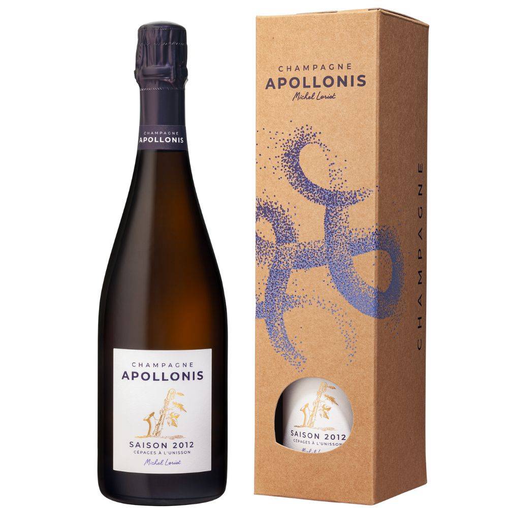Вино игристое Белое Экстра Брют Michel Loriot Apollonis Saison Cepages l'unison Champagne in gift box 2012 0,75 л фото