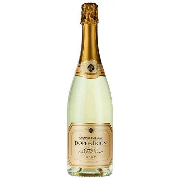 Вино игристое Белое Брют Dopff & Irion Egerie Chardonnay Cremant d'Alsace Brut 2018 0,75 л фото
