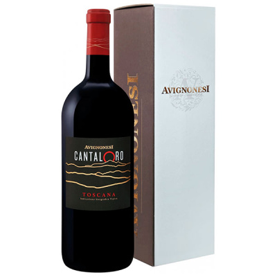 Вино Красное Сухое Avignonesi Cantaloro Toscana in gift box 2016 1,50 л фото