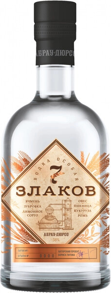Водка Abrau-Durso 7 Zlakov 0,7 л фото
