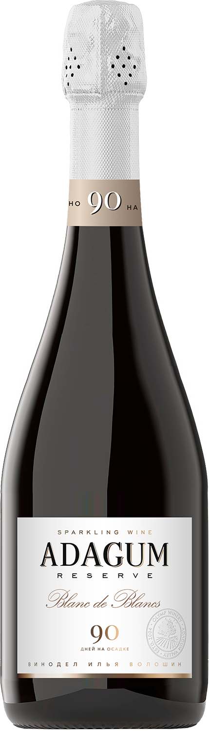 Вино игристое Белое Брют Adagum Reserve Blanc de Blancs 2024 0,75 л фото