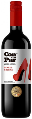 Вино Красное Сухое Con un Par Bobal Shiraz Utiel-Requena 2022 0,75 л фото