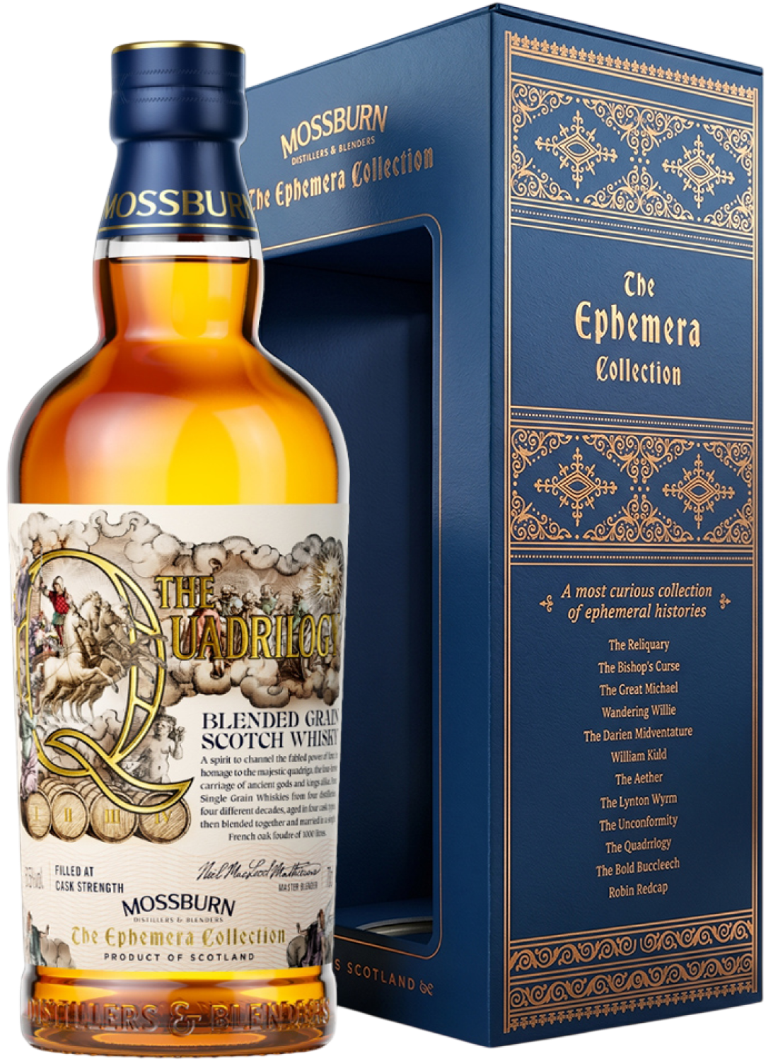 Виски Mossburn The Ephemera Collection The Quadrilogy in gift box 0,7 л фото