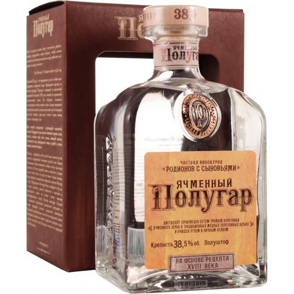 Дистиллят Polugar Barley in gift box 0,75 л фото