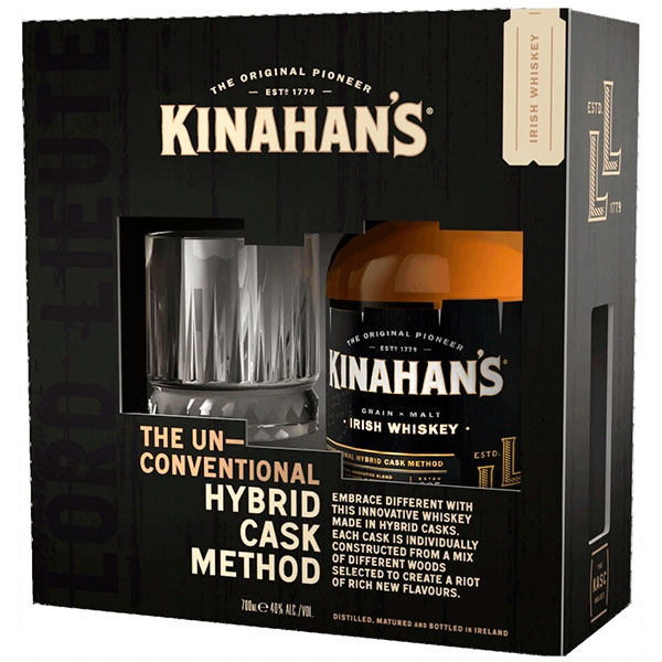 vinoteki Виски Kinahan's LL Blended Malt with a glass 0,70 л