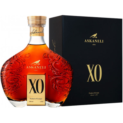 Бренди Askaneli XO in gift box 0,70 л фото