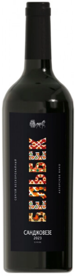 Вино Красное Сухое Belbek Sangiovese Crimea 2023 0,75 л фото