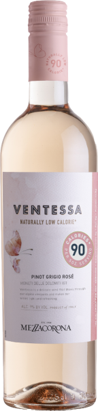 Вино Розовое Полусухое Mezzacorona Ventessa Pinot Grigio Rose Vigneti delle Dolomiti 2024 0,75 л фото