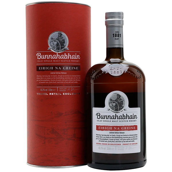 Виски Bunnahabhain Eirigh Na Greine Single Malt Islay in tube 1 л фото