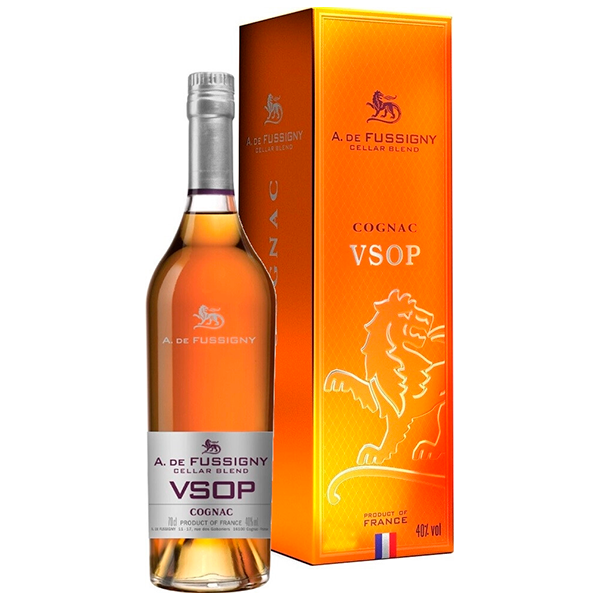 Коньяк A. de Fussigny Cellar Blend VSOP in gift box 0,7 л фото