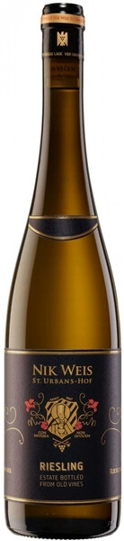 Вино Белое Полусладкое Nik Weis St. Urbans-Hof Riesling Old Vines Mosel 2024 0,75 л фото