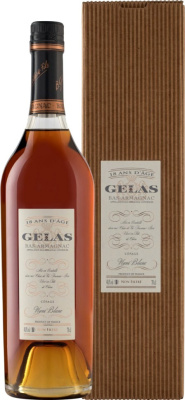 Арманьяк Gelas Monocepage Ugni Blanc 18 ans Bas Armagnac in gift box 0,7 л фото
