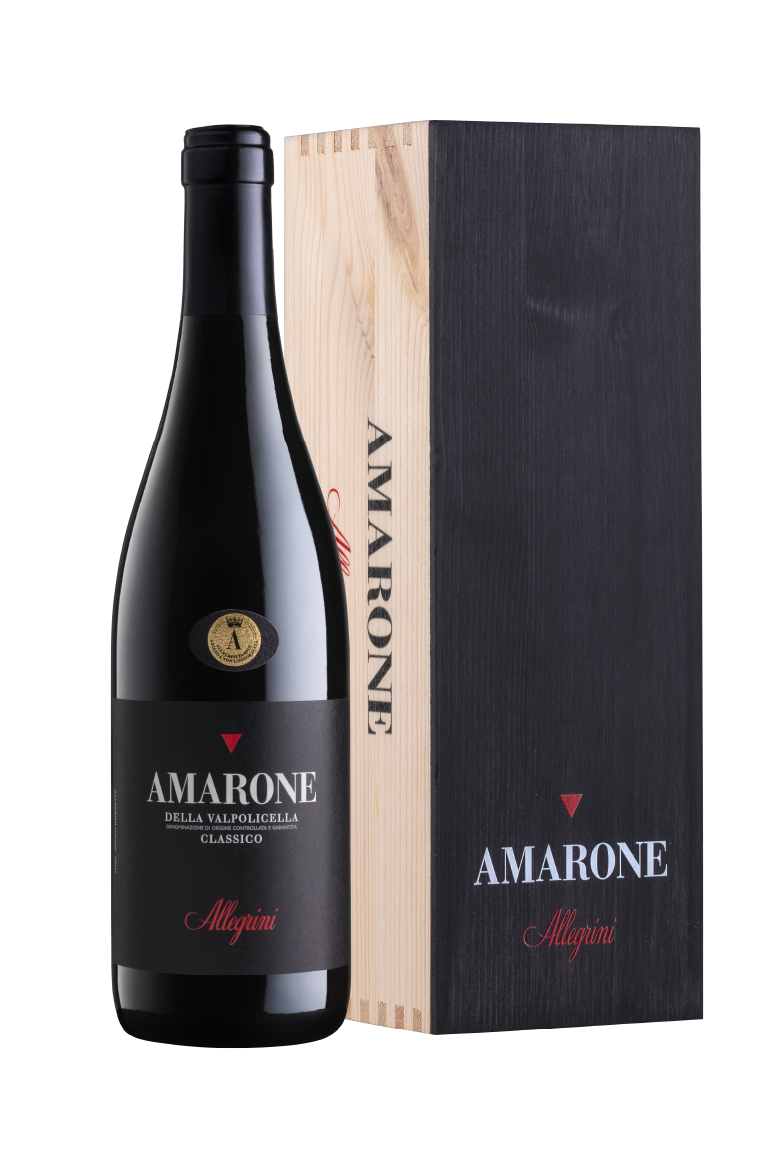 Вино Красное Сухое Allegrini Amarone della Valpolicella Classico in wooden box 2011 0,75 л фото