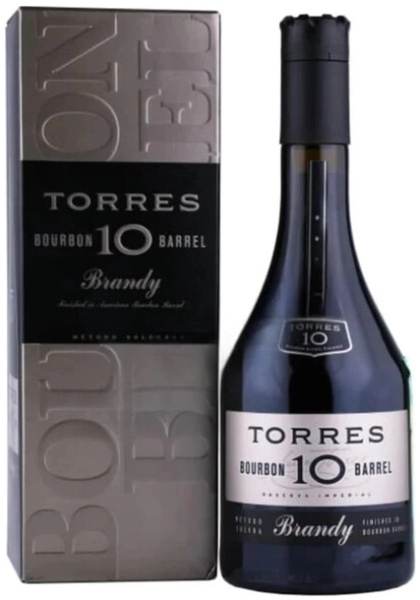 Бренди Torres 10 Bourbon Barrel in gift box 0,7 л фото